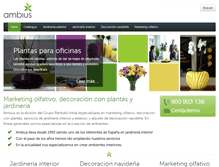 Tablet Screenshot of ambius.es