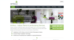 Desktop Screenshot of ambius.co.za