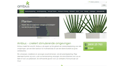 Desktop Screenshot of ambius.be