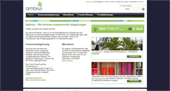 Desktop Screenshot of ambius.de